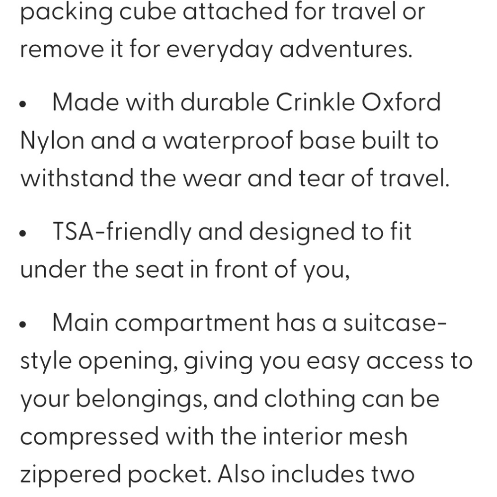 Biaggi Carry cube Backpack - Picture 7 of 8
